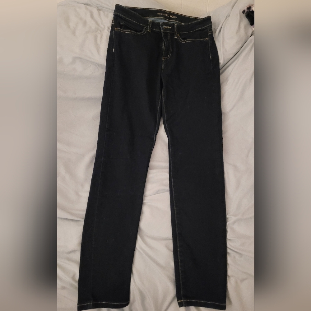 Michael Kors Izzy Skinny Women's Dark Blue Skinny Jeans